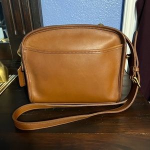 Sold!! Vintage leather coach crossbody